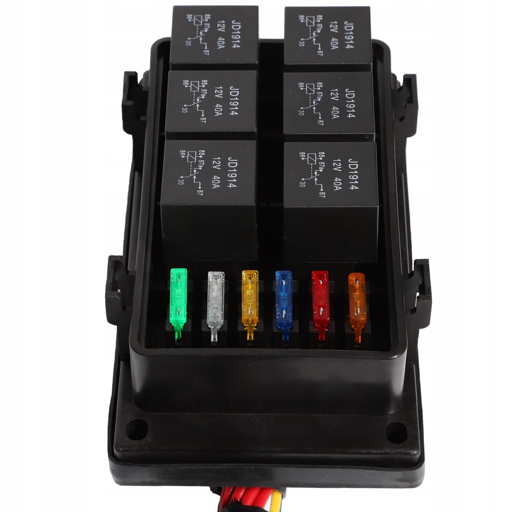 фото №10, Набор коробка реле bezpiecznikowych 12v с жгут трубопровод