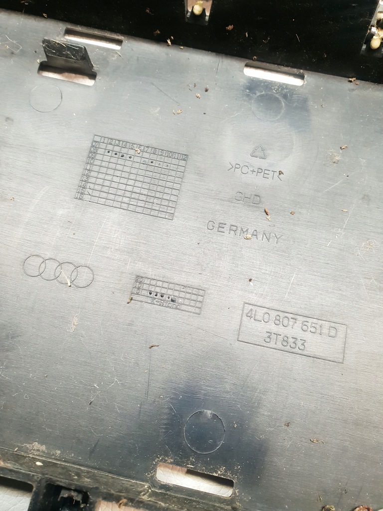 фото №15, Audi q7 4l w12 05-09 решётка радиатора решётка радиатора w бампер перед передний 4l0807651d