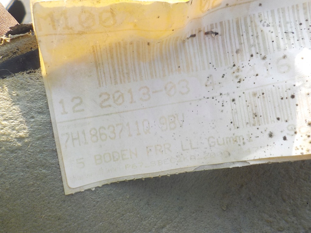 фото №6, Vw t5 lift transporter обшивка килимок кабіни 7h1863711q