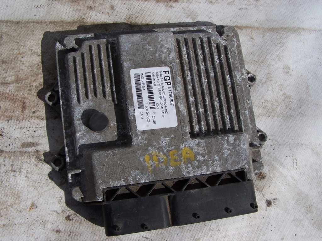 фото №1, Fiat бортовой компьютер двигателя fgp51768657