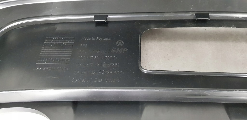 фото №10, Vw t-roc r-line накладка бампера задня 2ga807521a