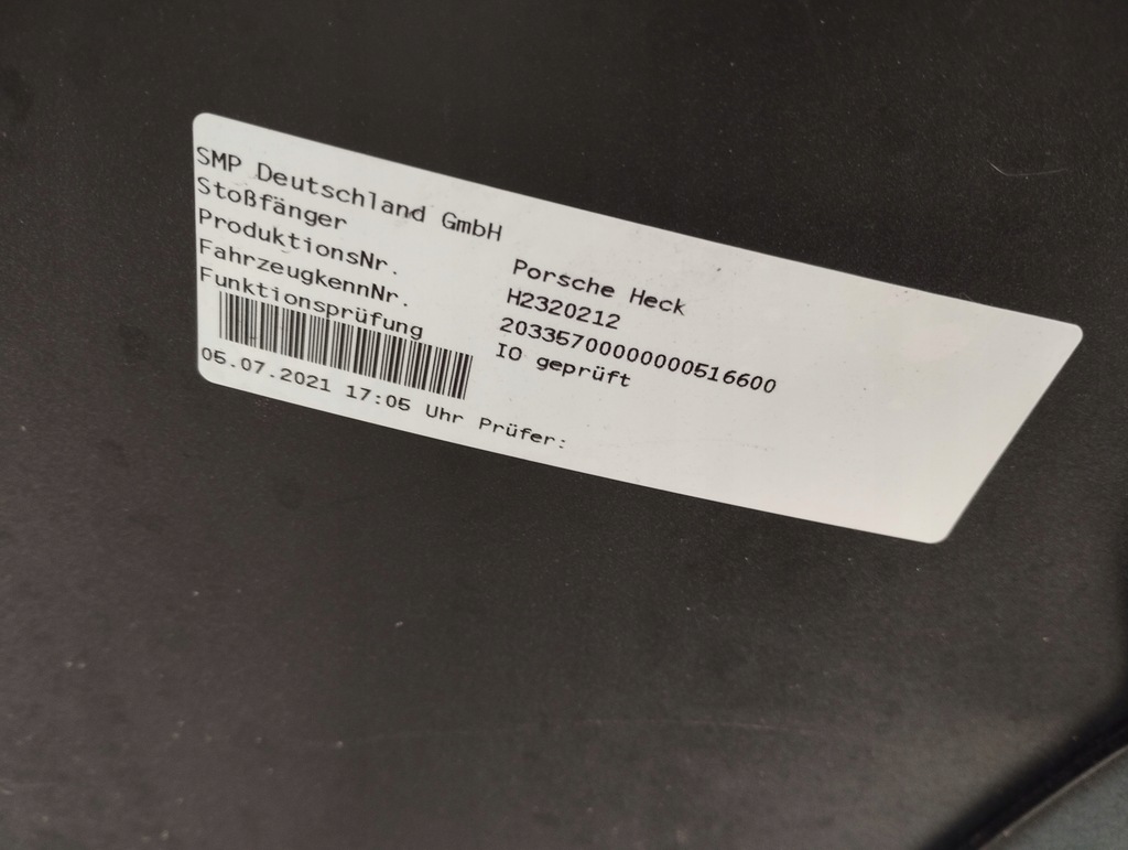 фото №10, Бампер задняя porsche carrera 4 911 992