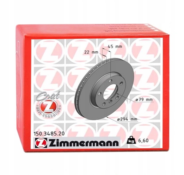 Купить Zimmermann 150.3485.20 диск тормозная
