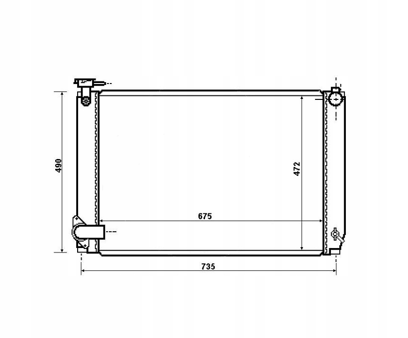 фото №1, Радиатор wody lexus rx330/350 04- 1604120352