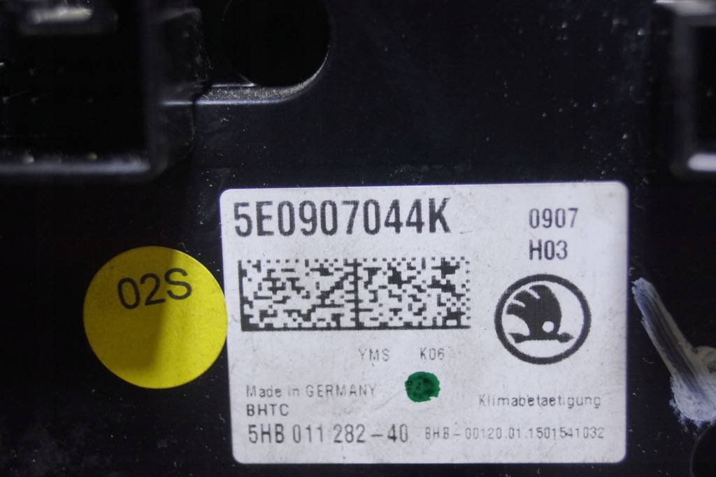 фото №14, Панель кондиционера skoda octavia iii 5e0907044k