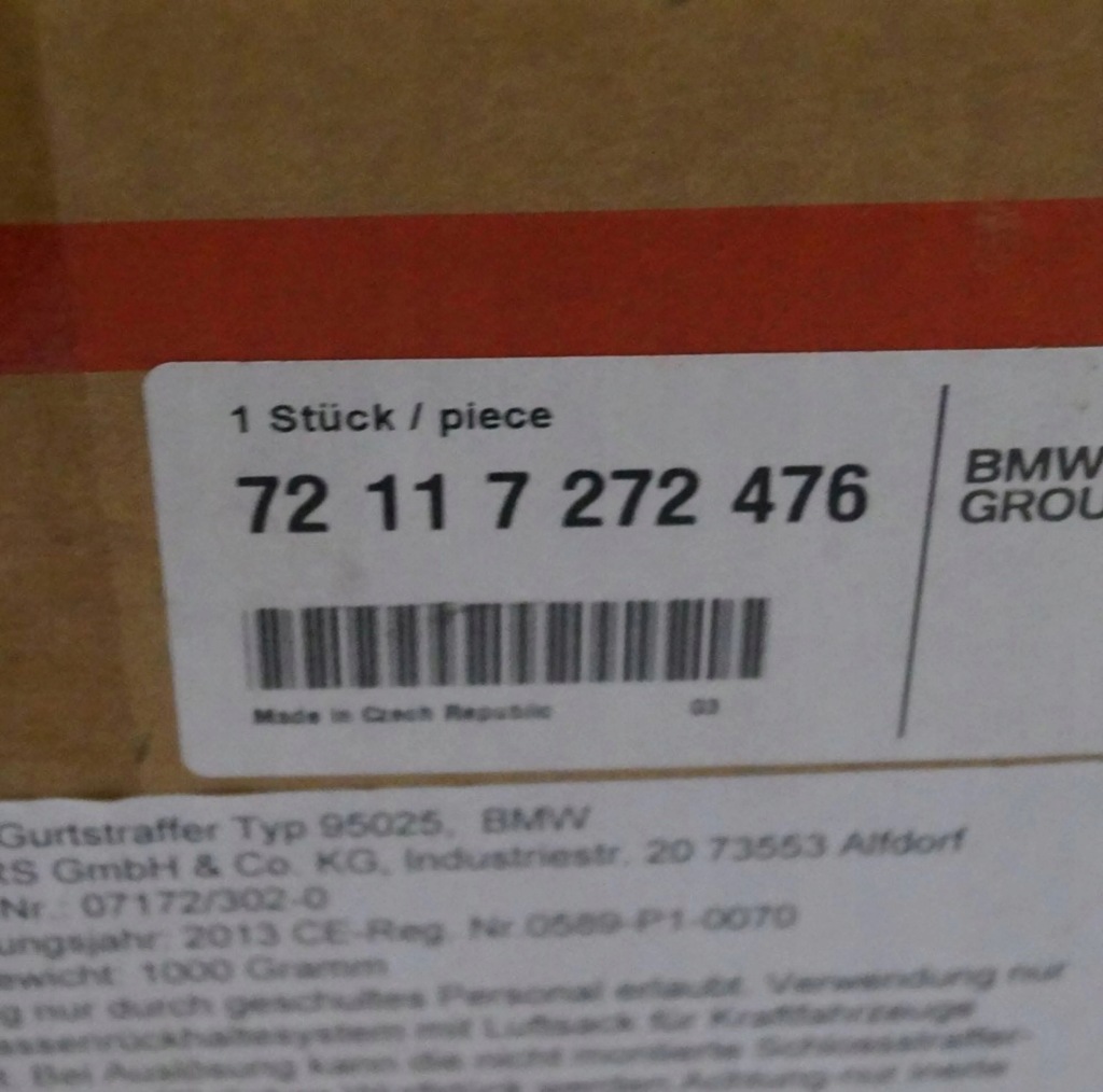 фото №6, Bmw 3 f30 f35 f31 2015 права сторона pas безпеки сидіння передній