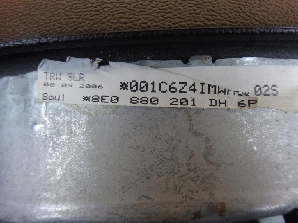 фото №7, Audi a4 b7 04-08 подушка безопасности подушка воздушная водителя 8e0880201dh