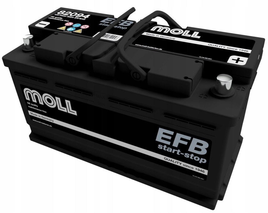 Купити Акумулятор 12v 94ah 860a moll старт-стоп efb 82094