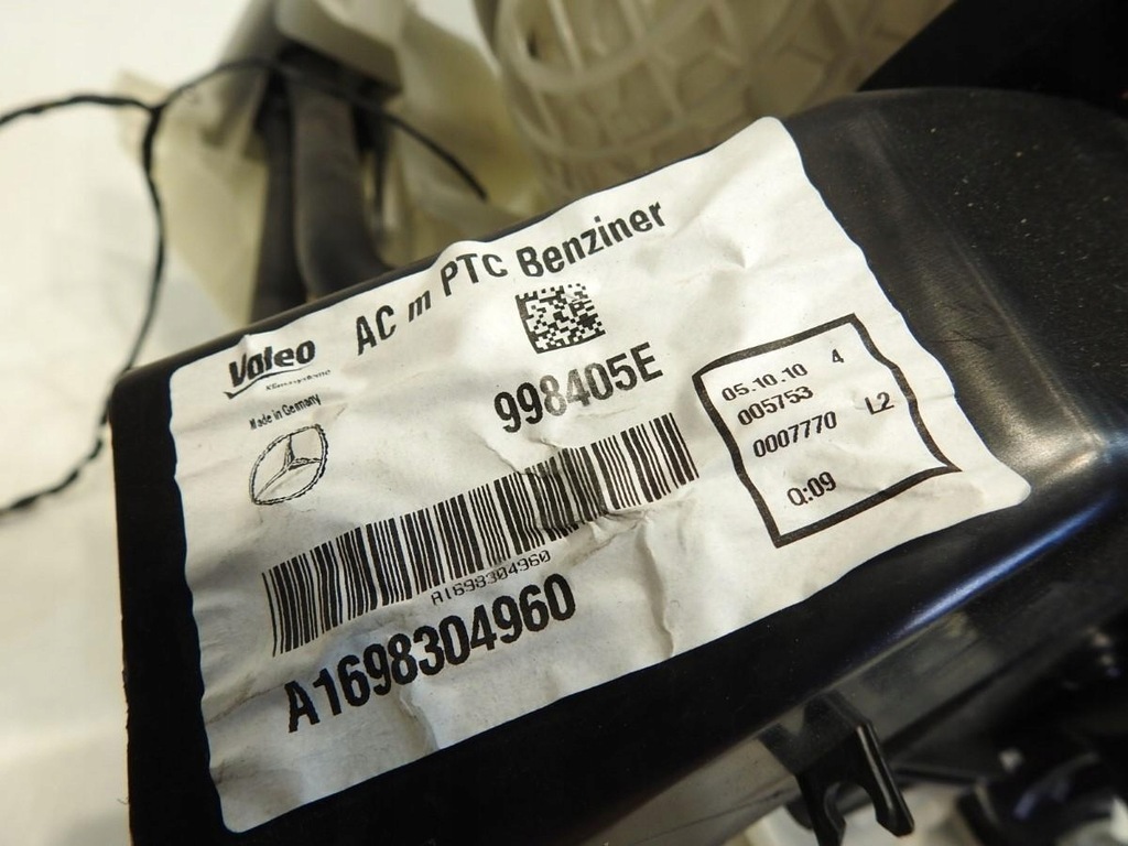 фото №6, Отопитель mercedes w245 b180 1.7 a1698304960