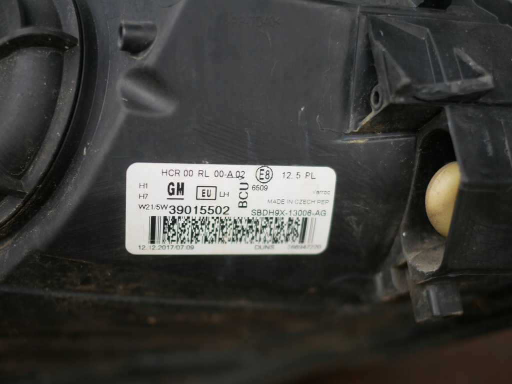 фото №5, Opel adam лампа лівий перед led 39015502 оригінальний номер