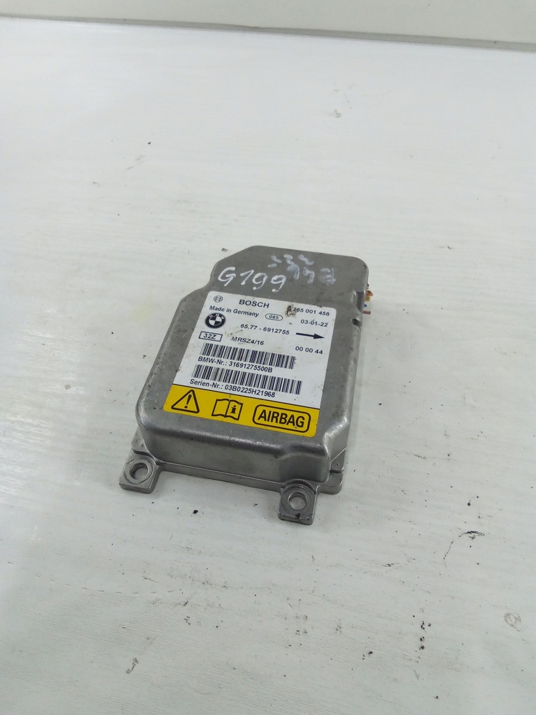 фото №1, G199 модуль подушка безпеки bmw e46 6912755