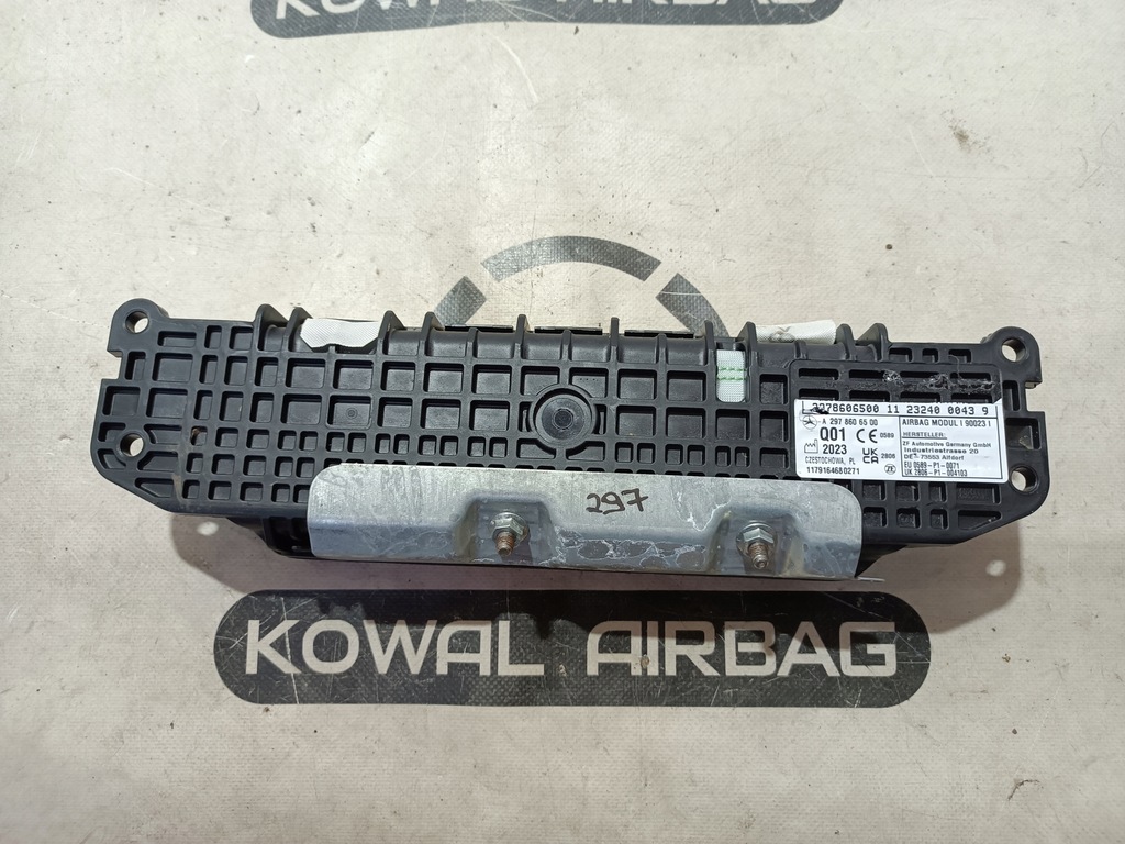 фото №6, Mercedes eqs a297 w297 297 подушка безопасности коленная колено оригинал демонтаж