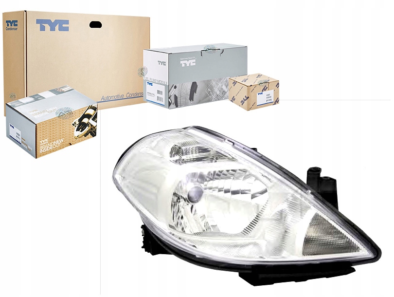 фото №1, Фара h4 электрический цвет вкладыш: серебристый ko