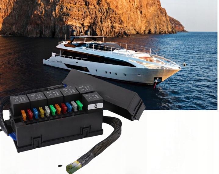 фото №8, Набір skrzynek przekaźnikowych запобіжників 12v з джгут трубопровід