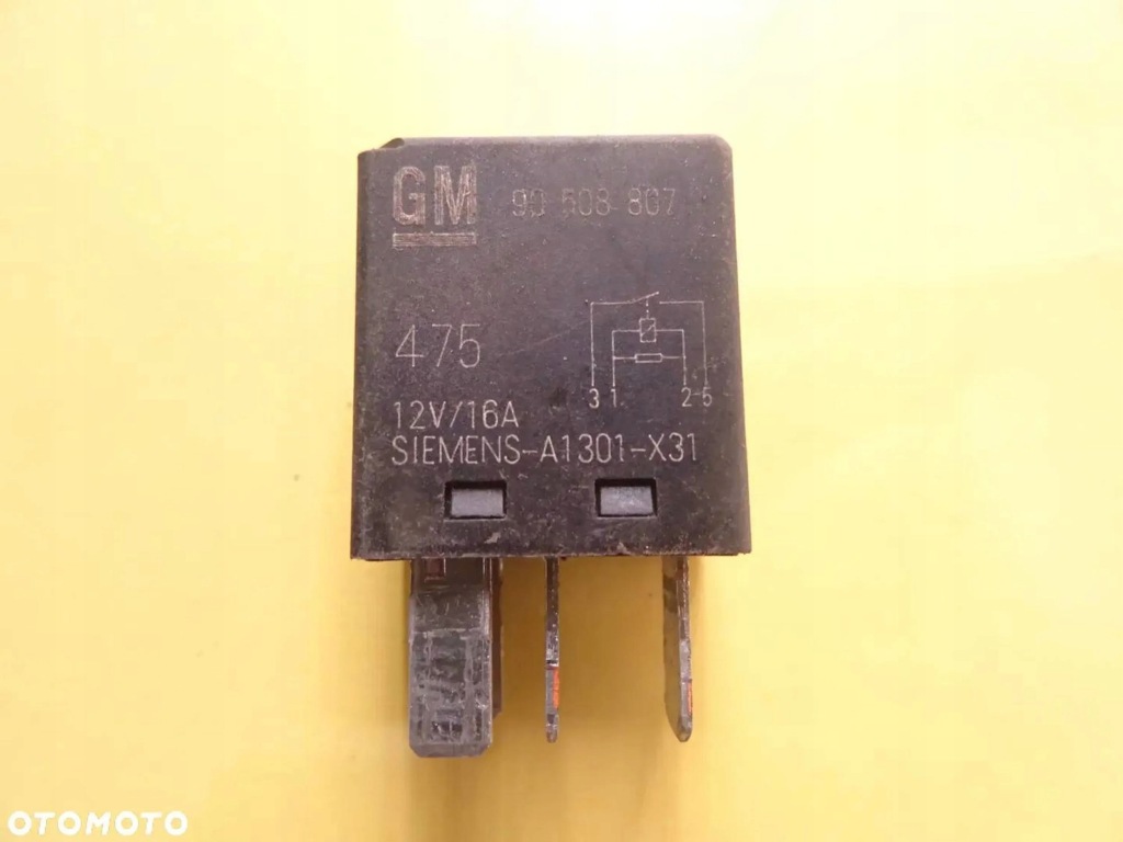 фото №1, Реле opel vectra b 90508807 nr626