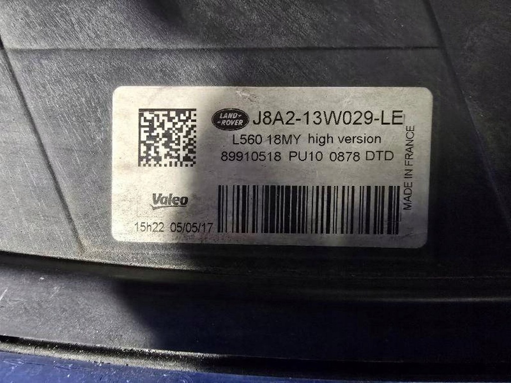 фото №15, Land rover range rover velar l560 j8a2-13w029-le лампа передняя перед правая