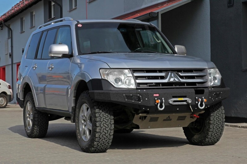 фото №7, Бампер передний стальной mitsubishi pajero 4 v80 more 4x4