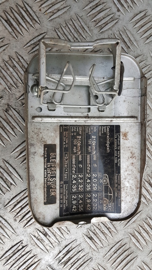 фото №9, Mercedes s-klasa w220 кришка заливної пального 744 срібляста