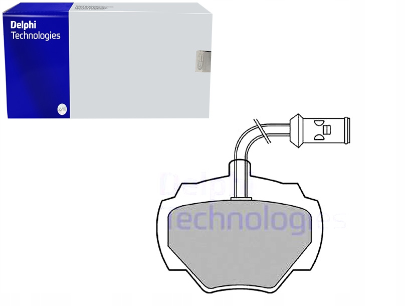 фото №1, Delphi lp475 набор тормозных колодок тормозных, тормоза дисковые