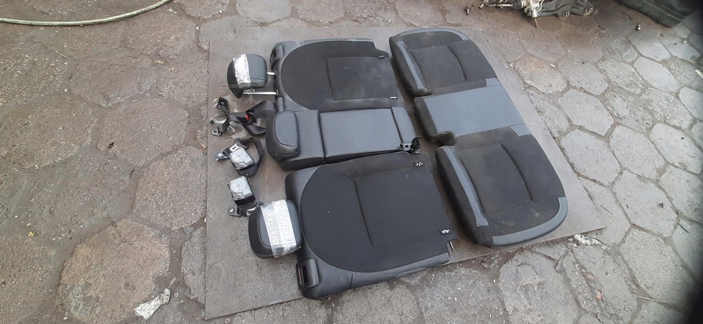 фото №6, Заднее сиденье задняя задняя полукожа citroen ds4