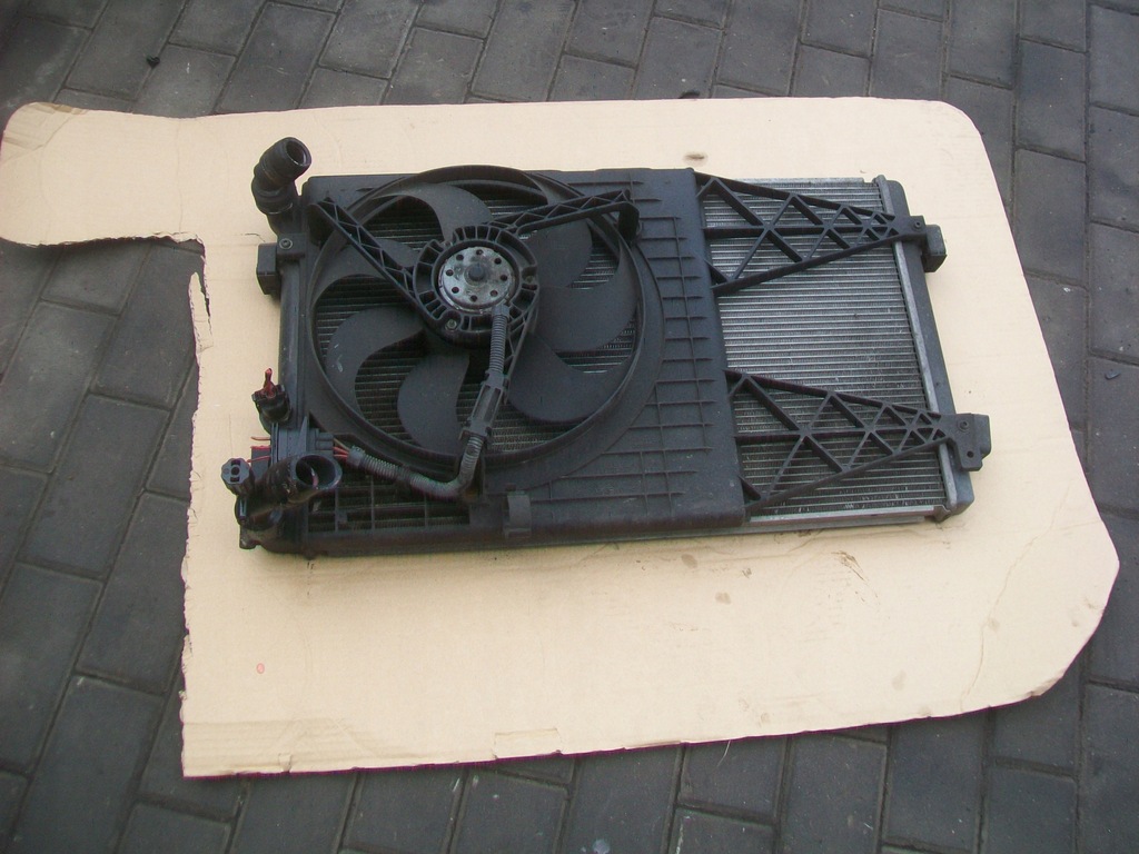 фото №1, Радиатор +вентилятор audi a3 8l 1.9 tdi