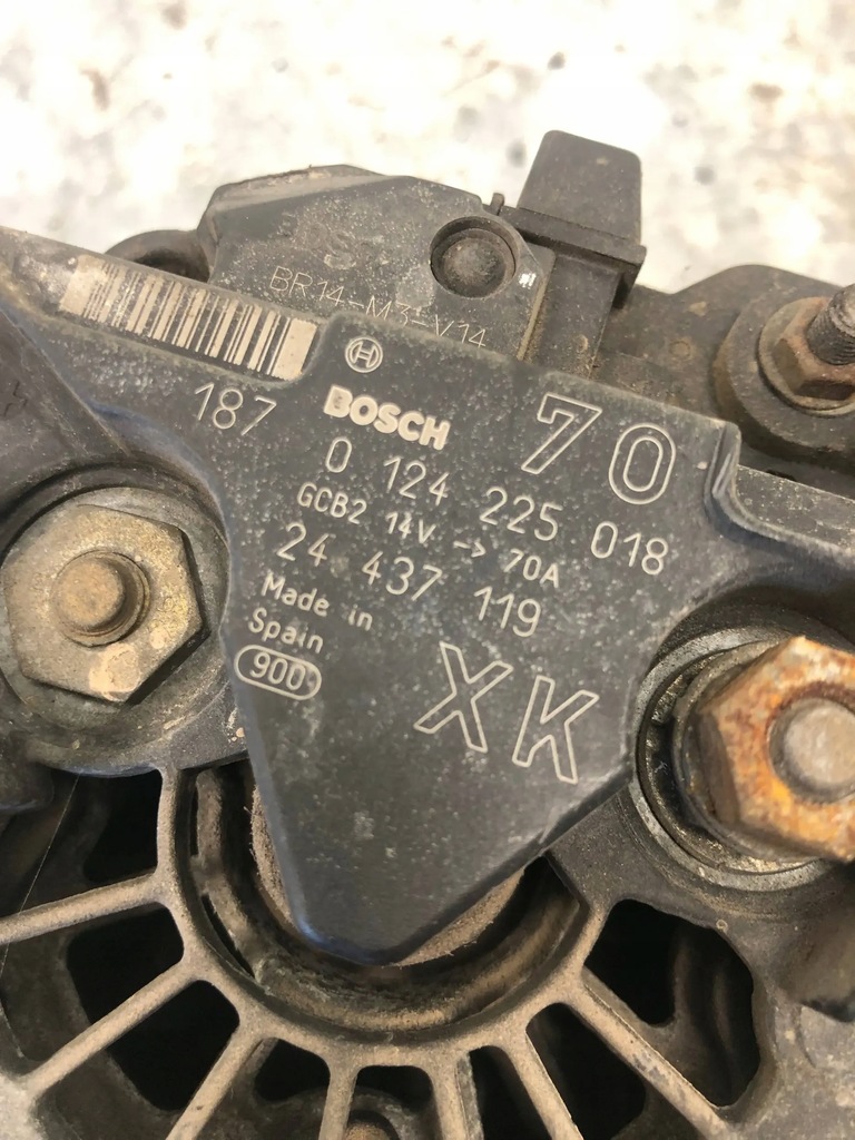 фото №5, Генератор opel agila a 24437119