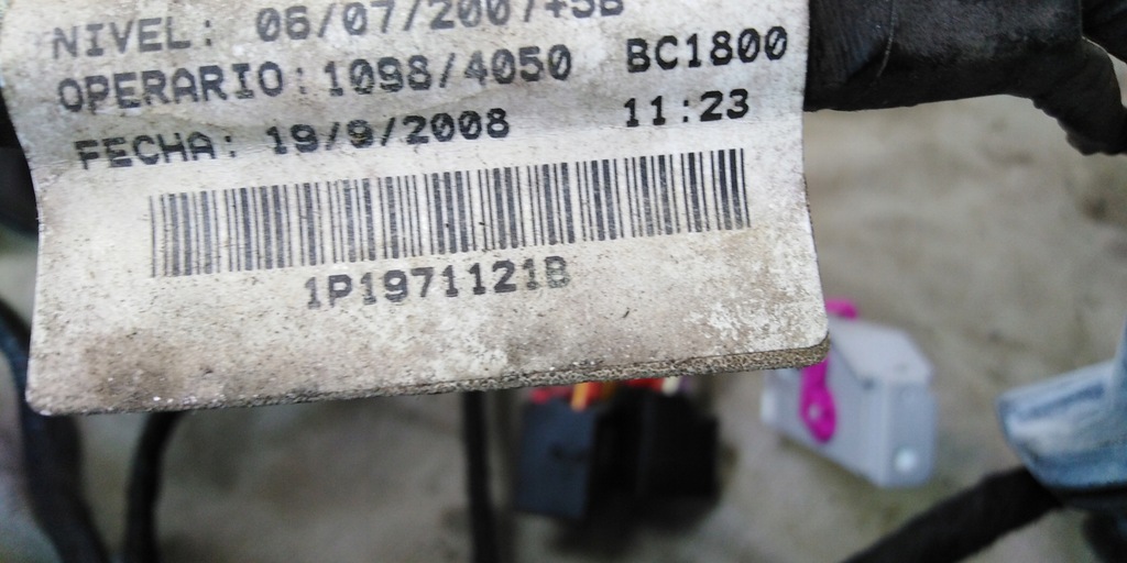 фото №9, Seat leon ii джгут двері правий перед 1p1971121b