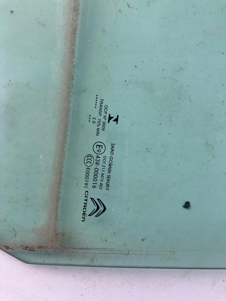 фото №2, Стекло дверь правый задняя citroen c4 grand picasso ii 20 rok