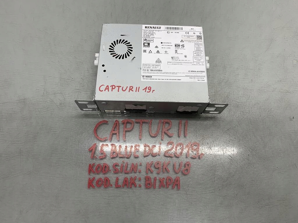 фото №1, Радіо навігація renault captur ii 1.5 blue dci 19 r ybn-aivisbx0