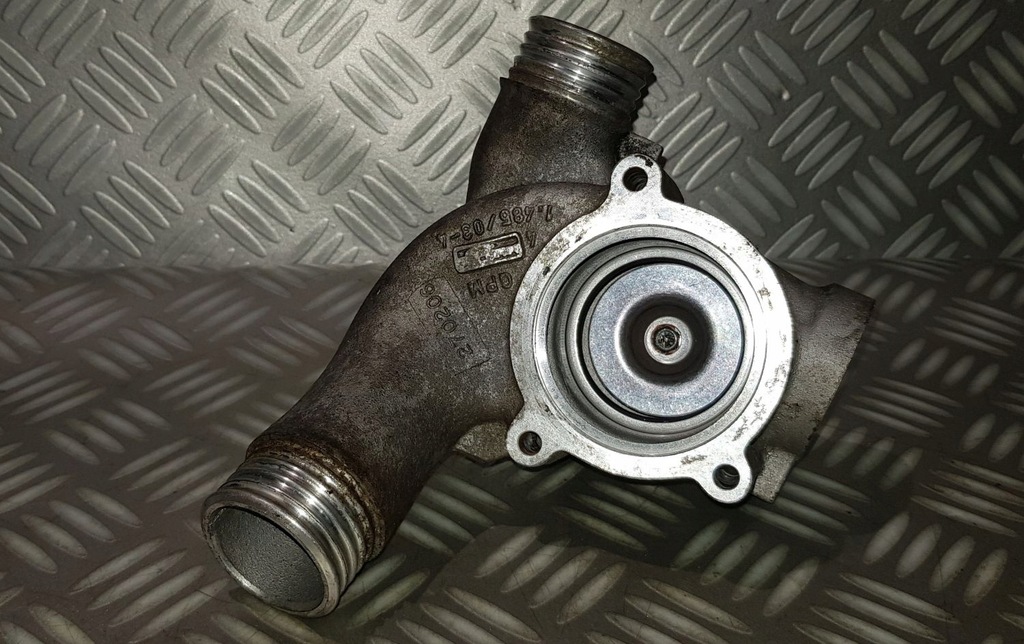 фото №6, Bmw m3 e46 z3 z4m e85 3.2 s54 корпус термостата труба насоса wody патрубок