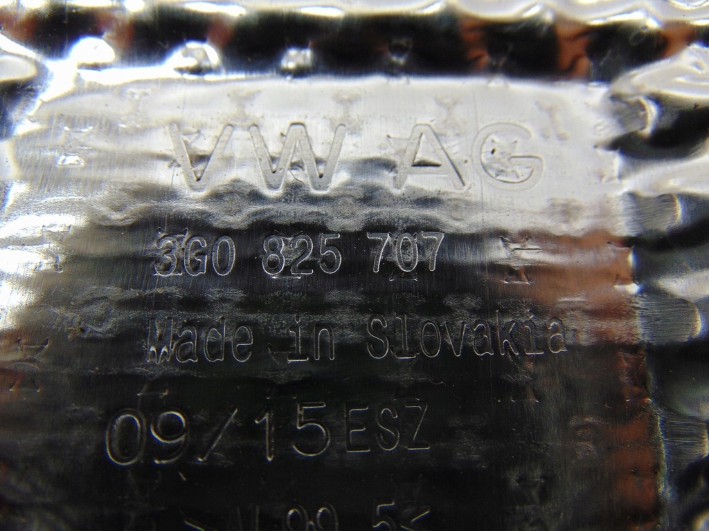 фото №6, Защита лист тепловая vw passat b8 3g0825707