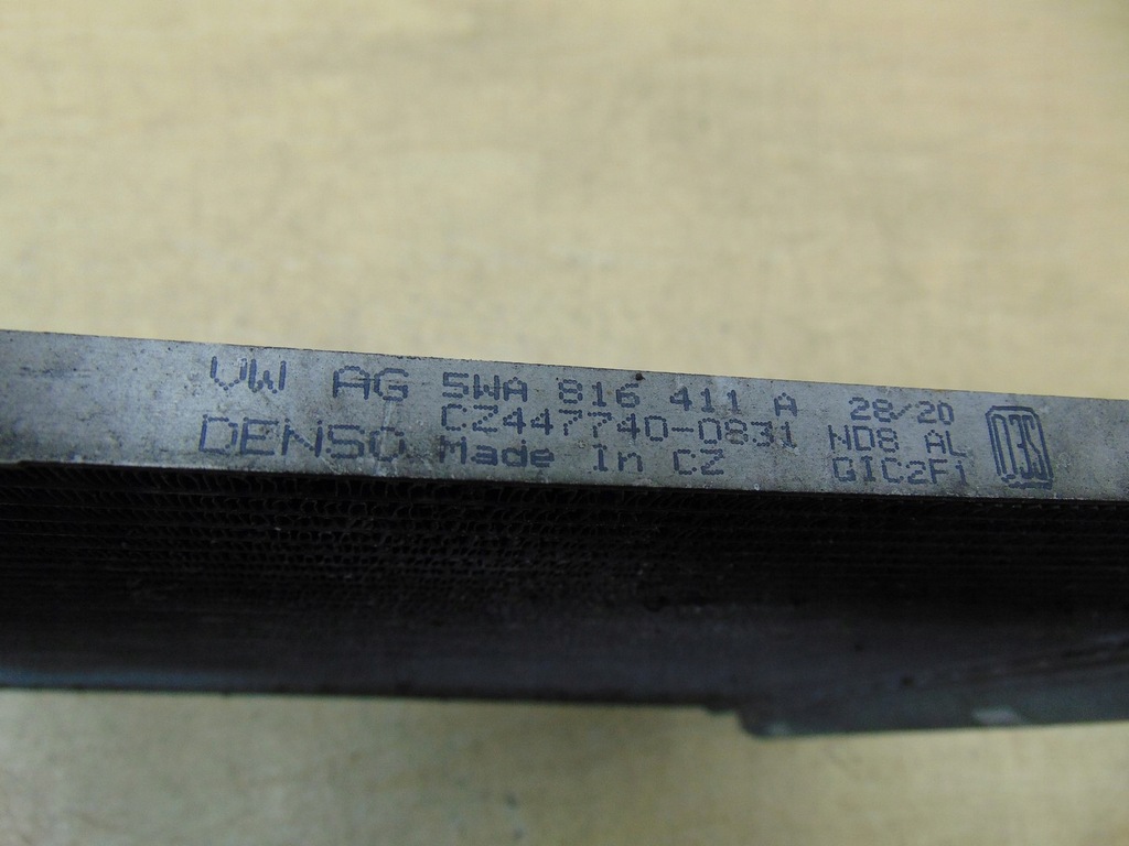 фото №13, Радиатор кондиционера vw golf viii audi a3 8y 5wa816411a