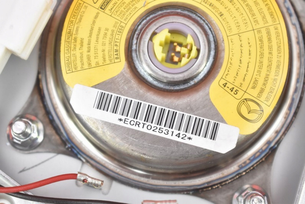 фото №5, Подушка безопасности подушка воздушная водителя c51357k00 t93460a mazda 5 2 ii cw 10-16