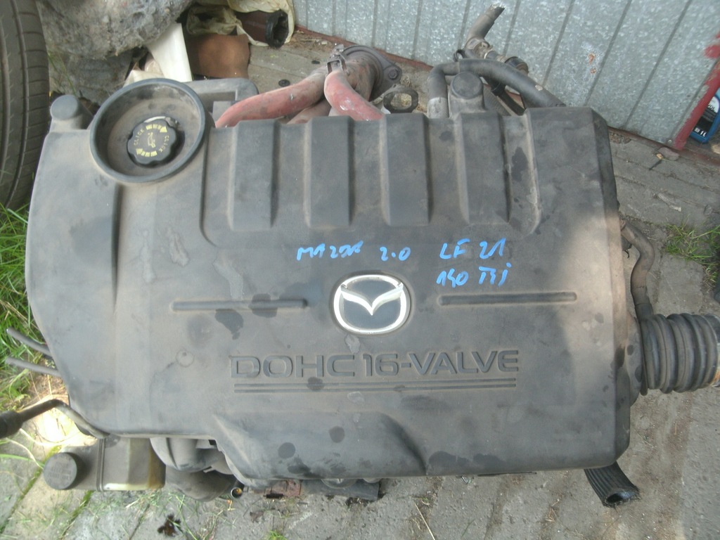 фото №1, Двигун mazda 6 gg 2.0 16v 141 km lf21 02-07 rok