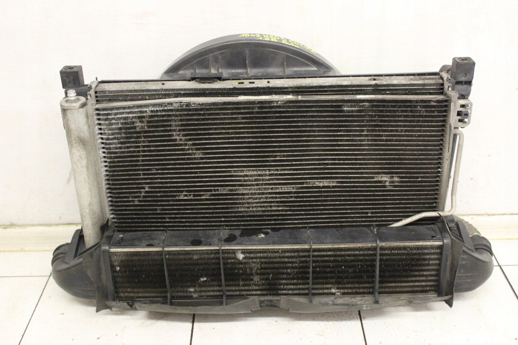 фото №6, Радиатор + вентилятор mercedes c w203 1.8 b t