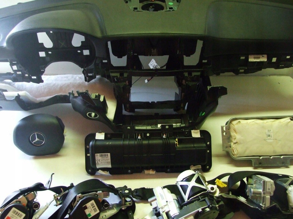 фото №6, Консоль приборная панель подушка безопасности ремни w166 mercedes ml