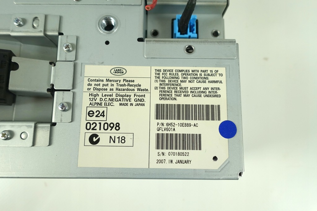 фото №5, Екран навігації дисплей радіо land rover freelander ii 2 6h52-10e889-ac