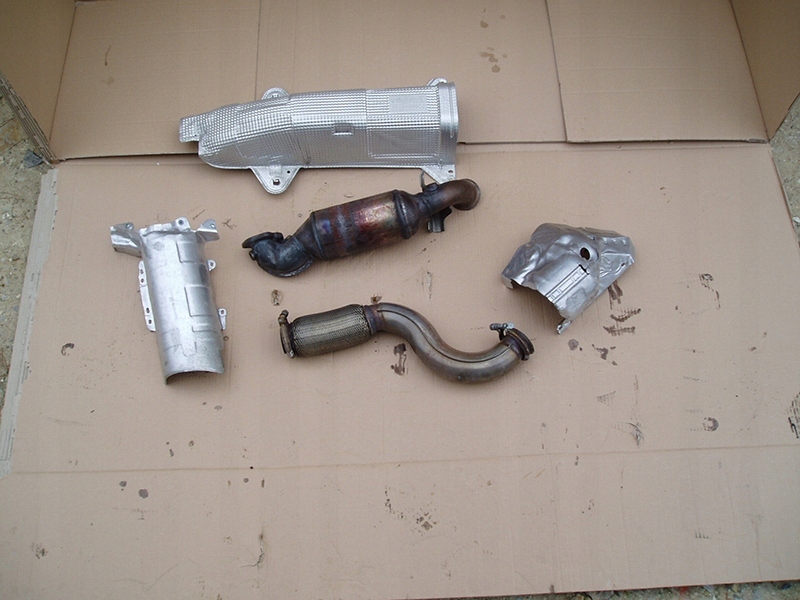 фото №1, Peugeot rcz коллектор труба выхлоп датчик защита