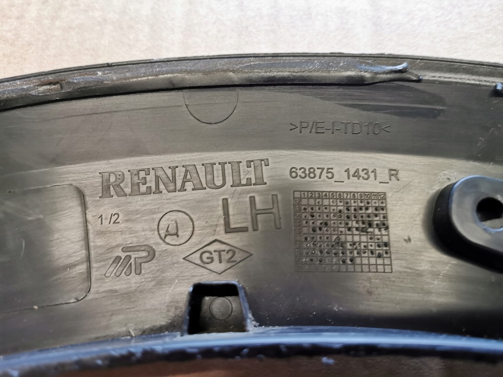 фото №11, Молдинг na крыло левая перед передняя dacia sandero ii stepway 638751431r