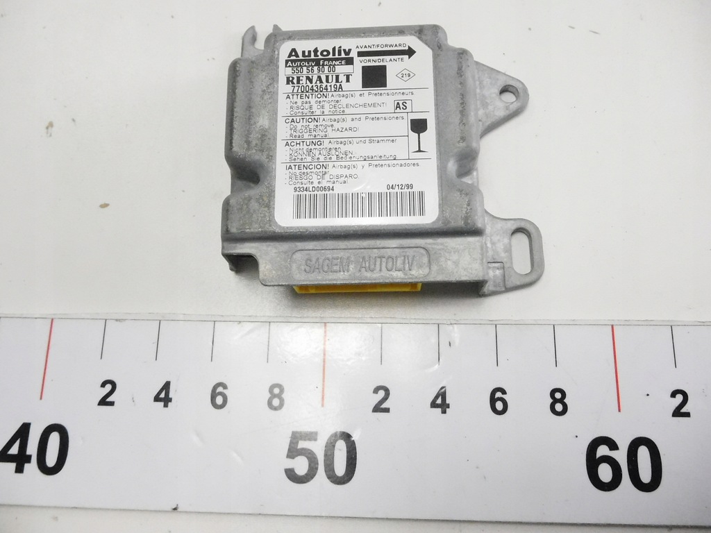 фото №3, Модуль air bag renault scenic 7700436419