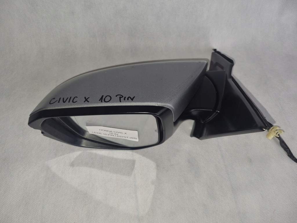 фото №1, Honda civic x 15'- зеркало левая 10 pin ассистент