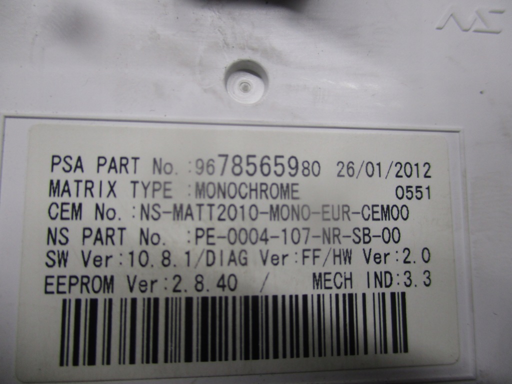 фото №8, Счетчик peugeot 508 i 10-14r 9800420280 , 9678565980