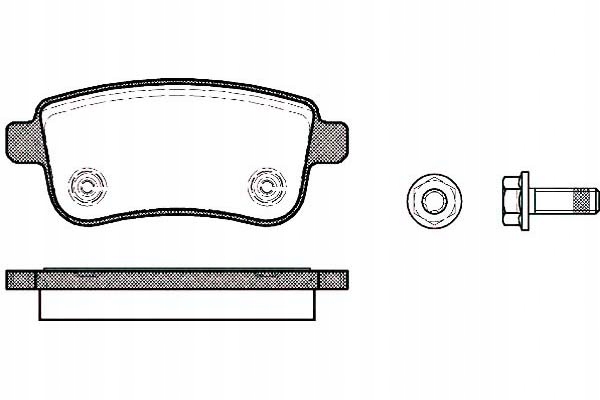 фото №2, Roadhouse тормозные колодки тормозные renault fluence grand m