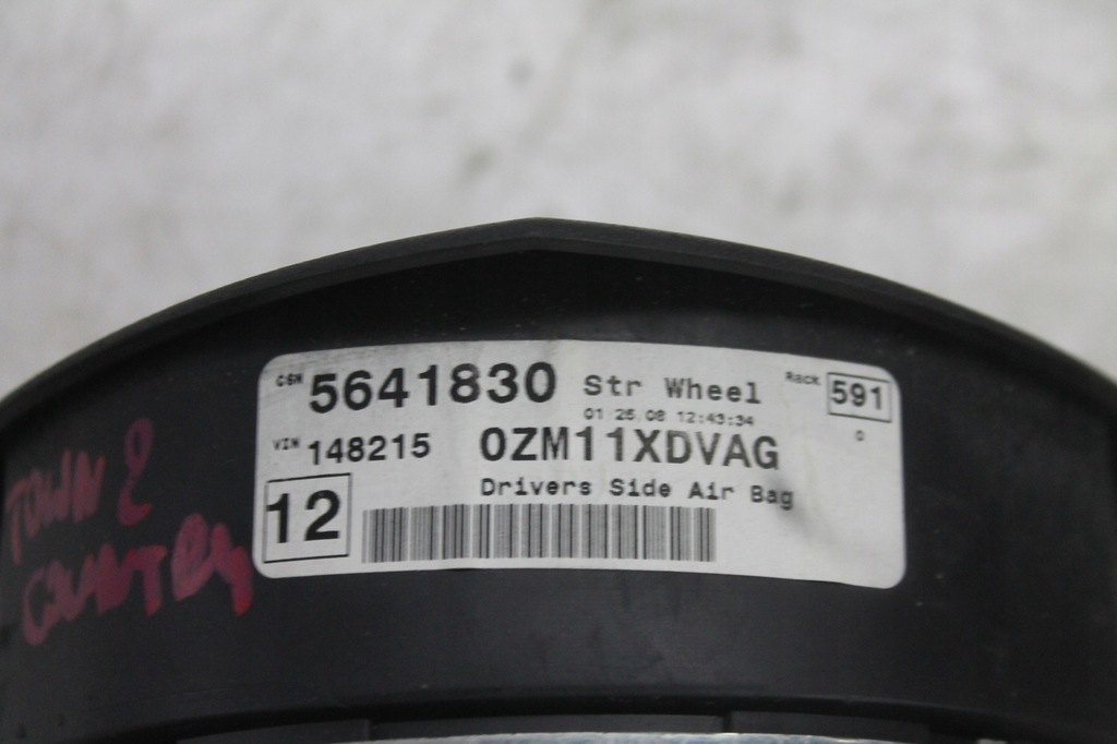 фото №5, Подушка безпеки pas комплект voyager town country 07-16