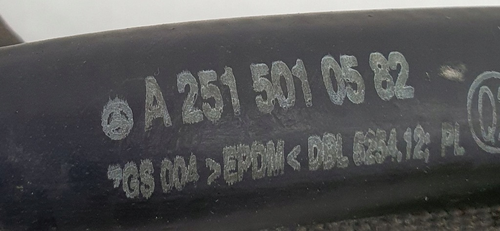 фото №3, Wąż труба wody mercedes r-kl w251 5.5 a2515010582