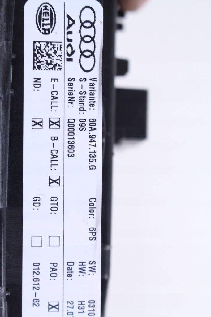 фото №5, Лампа стельовий audi q5 ii 80a s-line 17r.