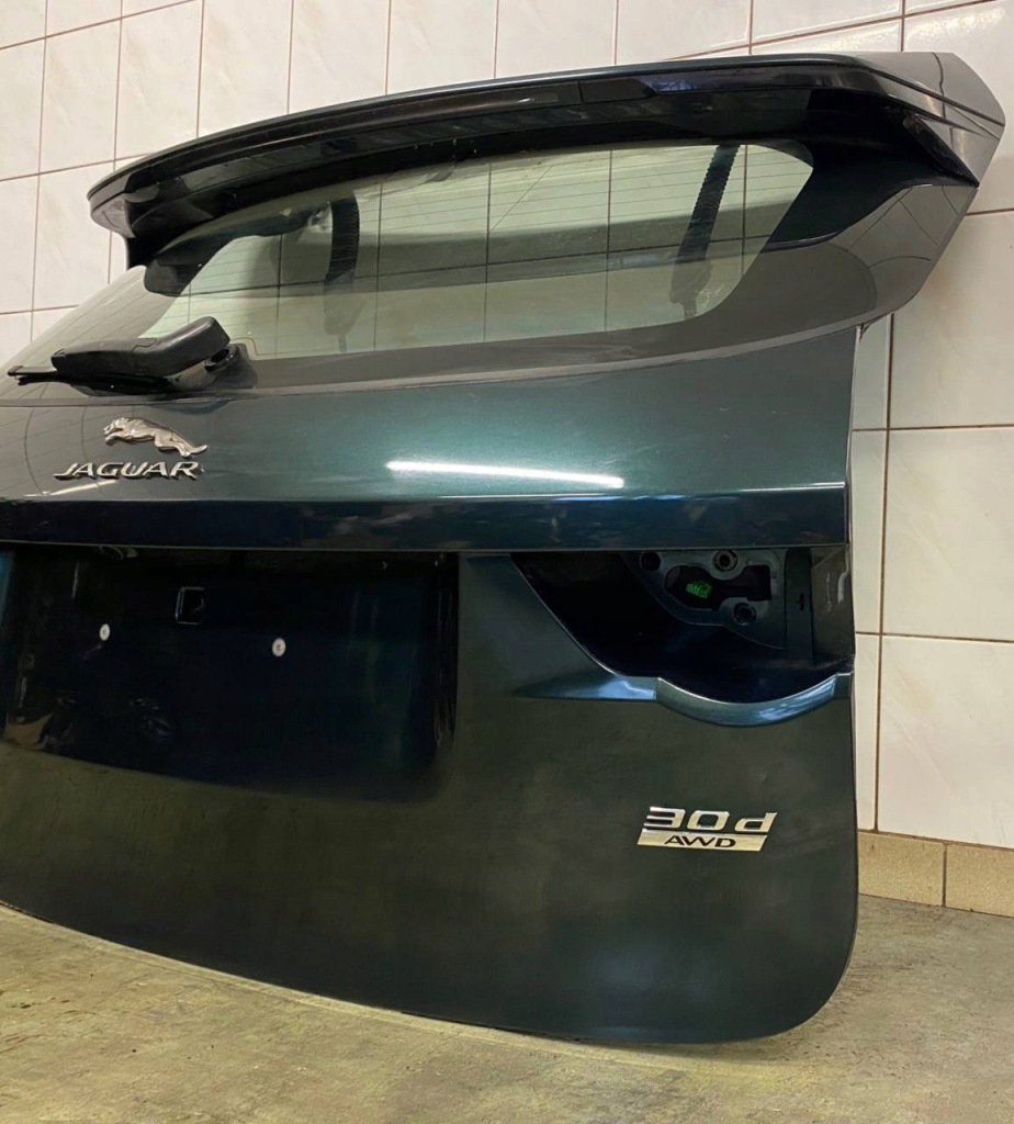 фото №4, Кришка багажника багажника задня jaguar f-pace x761 оригінальний номер колір: british racing green