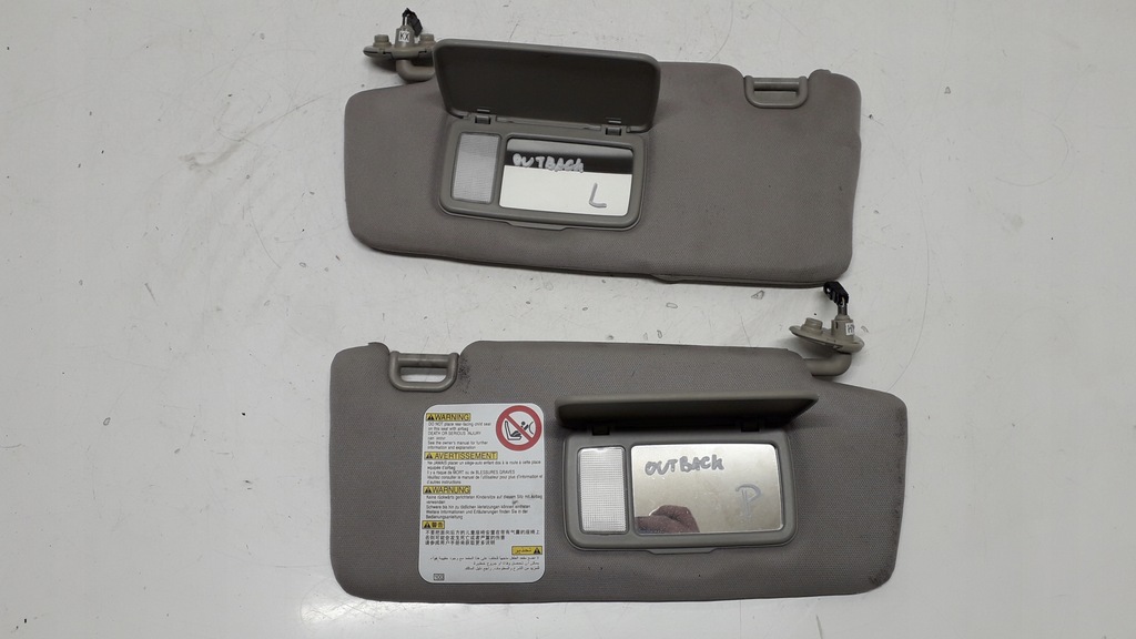 фото №1, Subaru outback 3 iii козырьки солнцезащитные