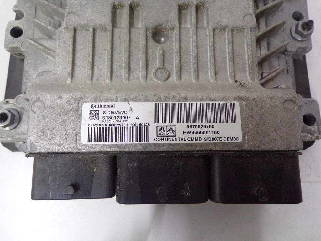 фото №4, Бортовой компьютер peugeot 308 s180123007a 9666681180