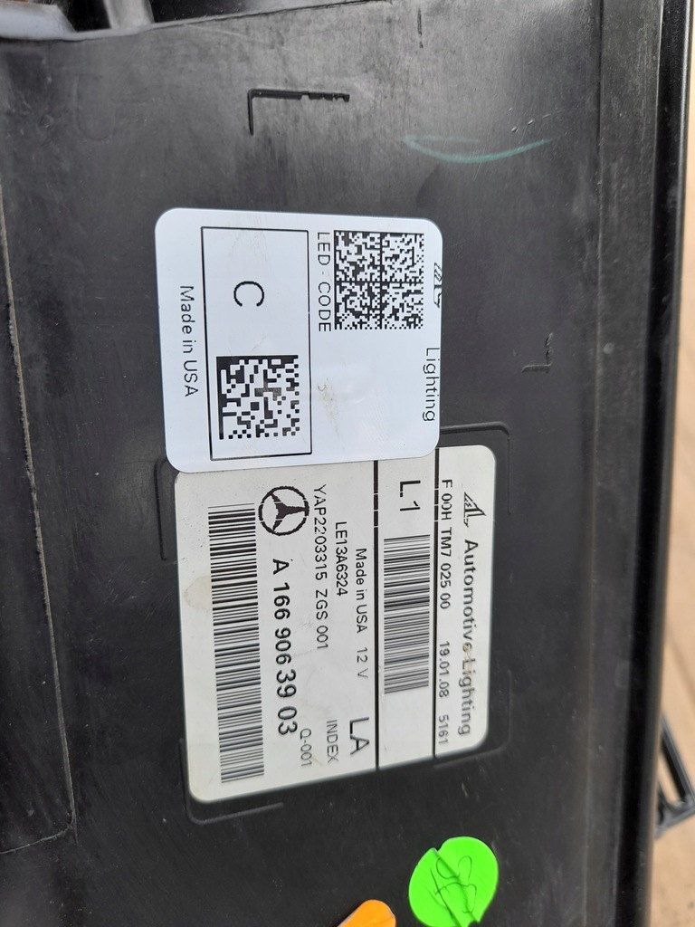 фото №7, Лампа левая mercedes gle w166 a1669063903